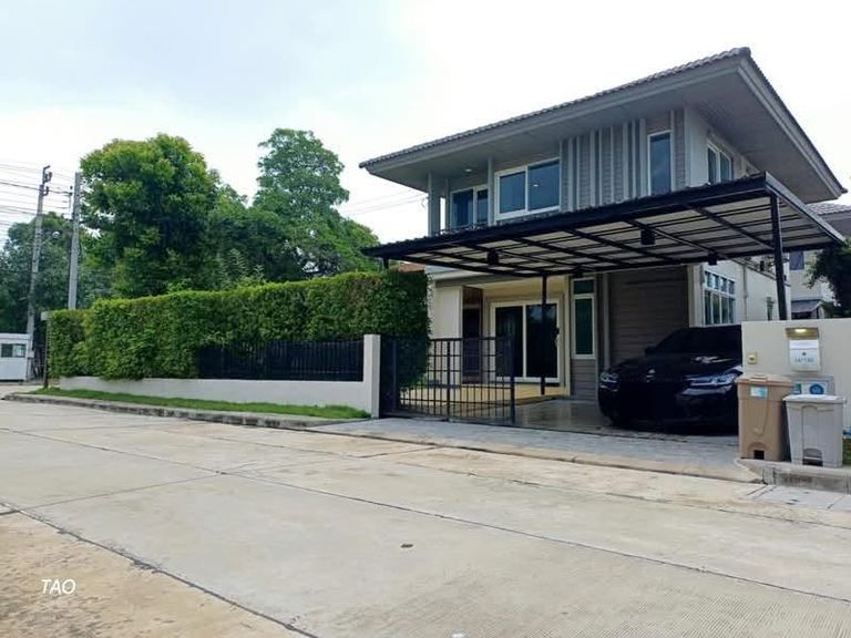 For sale: corner-lot detached house, 80 sq.wah, with a 2-storey guesthouse, Kanasiri Village, Phutthamonthon Sai 4 - Salaya - photo 2