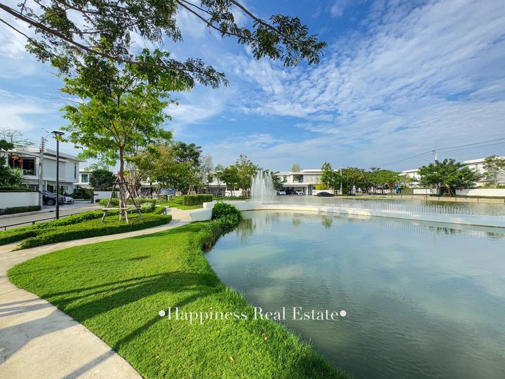 บ้านเดี่ยวหลังใหญ่ วิวทะเลสาบ มัณฑนา บางนา กม.15 | Mantana Bangna km.15 พื้นที่พักผ่อนข้างบ้านและหลังบ้าน , ม่านน้ำตก - รูปที่ 8