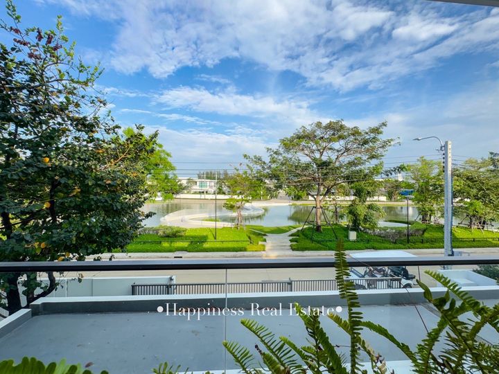 บ้านเดี่ยวหลังใหญ่ วิวทะเลสาบ มัณฑนา บางนา กม.15 | Mantana Bangna km.15 พื้นที่พักผ่อนข้างบ้านและหลังบ้าน , ม่านน้ำตก - รูปที่ 19