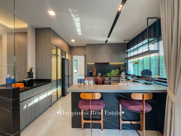 บ้านเดี่ยวหลังใหญ่ วิวทะเลสาบ มัณฑนา บางนา กม.15 | Mantana Bangna km.15 พื้นที่พักผ่อนข้างบ้านและหลังบ้าน , ม่านน้ำตก - รูปที่ 13