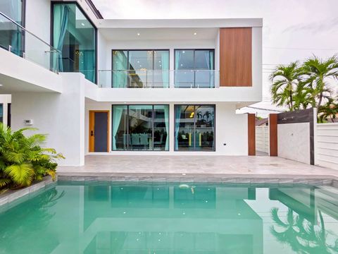 บ้านเดี่ยวสร้างใหม่ พร้อมสระว่ายน้ำส่วนตัว หมู่บ้านอารียาวิลล่า ซอยพรประภานิมิตร 26 พัทยา - 3