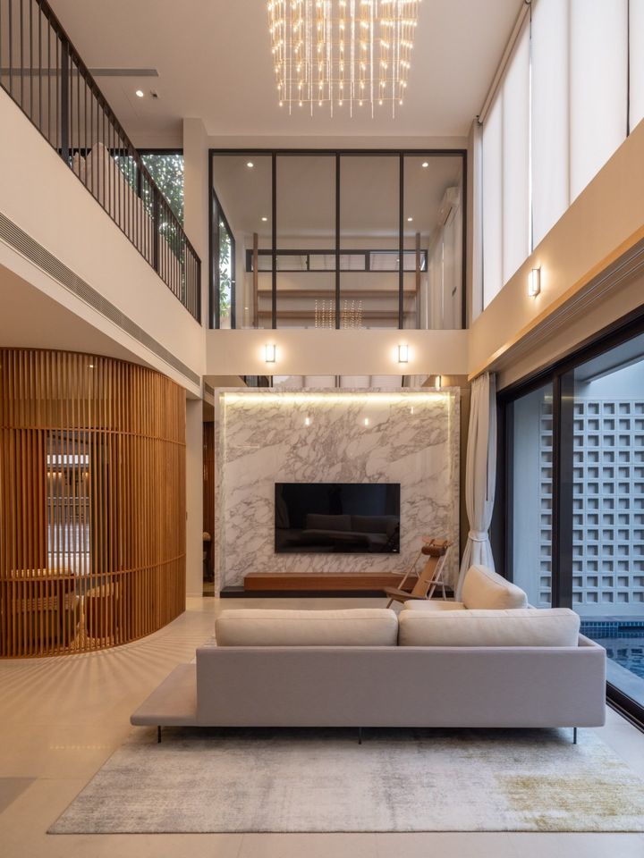 Ultra Luxury Home - Baan Baan Vibhavadi 20, a large 4-story single house in a private community with only 10 units. - photo 5