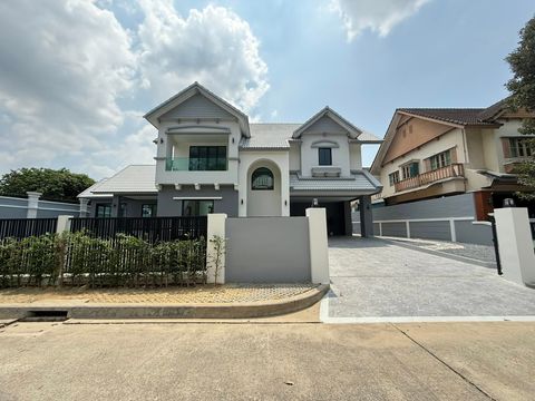 บ้านเดี่ยวหลังใหญ่ เนื้อที่มากถึง 150 ตร.วา ติดถนนกาญจนาภิเษก ภายใต้แบรนด์คุณภาพ Q House - 1