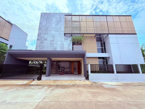 ปล่อย เช่า บ้านเดี่ยว 3 ชั้น ทำเลดี ติดถนนราชพฤกษ์ - สะพานเจษฎาบดินทร์ - 1