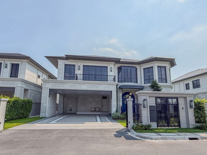 บ้านหรูทำเลกรุงเทพกรีฑา ขาย & ให้เช่า บ้านหรูสไตล์คฤหาสน์ นาราสิริ กรุงเทพกรีฑา บ้านเดี่ยว 2 ชั้น - รูปที่ 1