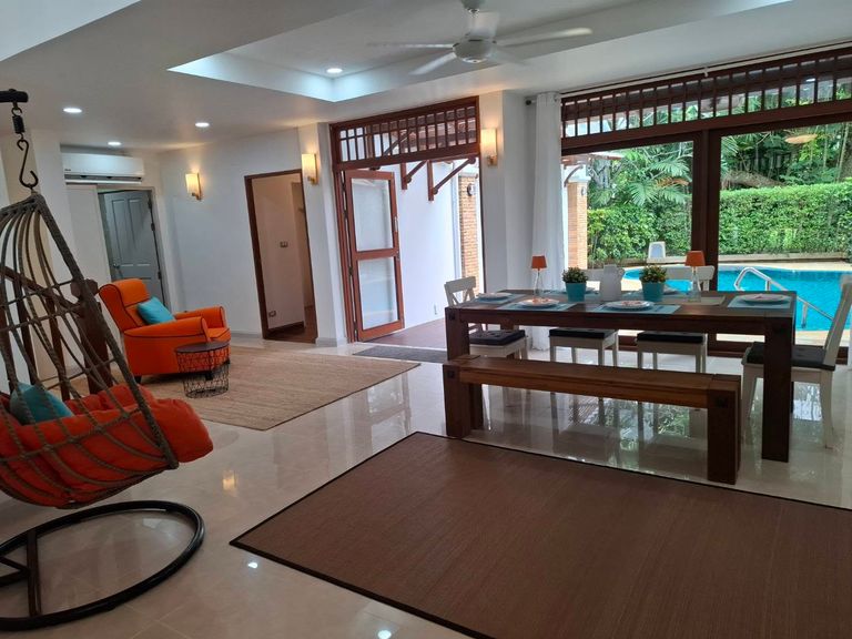ภูเก็ต โบ๊ท ลากูน ให้เช่าวิลล่าสระว่ายน้ำกว้างขวาง 4 ห้องนอน - รูปที่ 3
