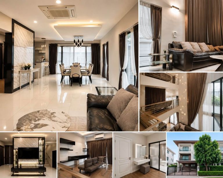 For rent or sale: 3-story detached house in Lumpini project, within walking distance to Suan Luang Rama 9. Usable area: 400 sqm. - photo 6