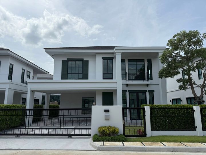 [ ขาย & เช่า ] บ้านเดี่ยวสไตล์ Georgian "แต่งครบ-ใหม่กริ๊บ" | นวัตกรรม Solar Cell & EV Charger "สัมผัสความหรูหราที่มาพร้อมความอัจฉริยะในโครงการเศรษฐสิริ บ้านหน้ากว้างเพดานสูงโปร่ง - รูปที่ 1