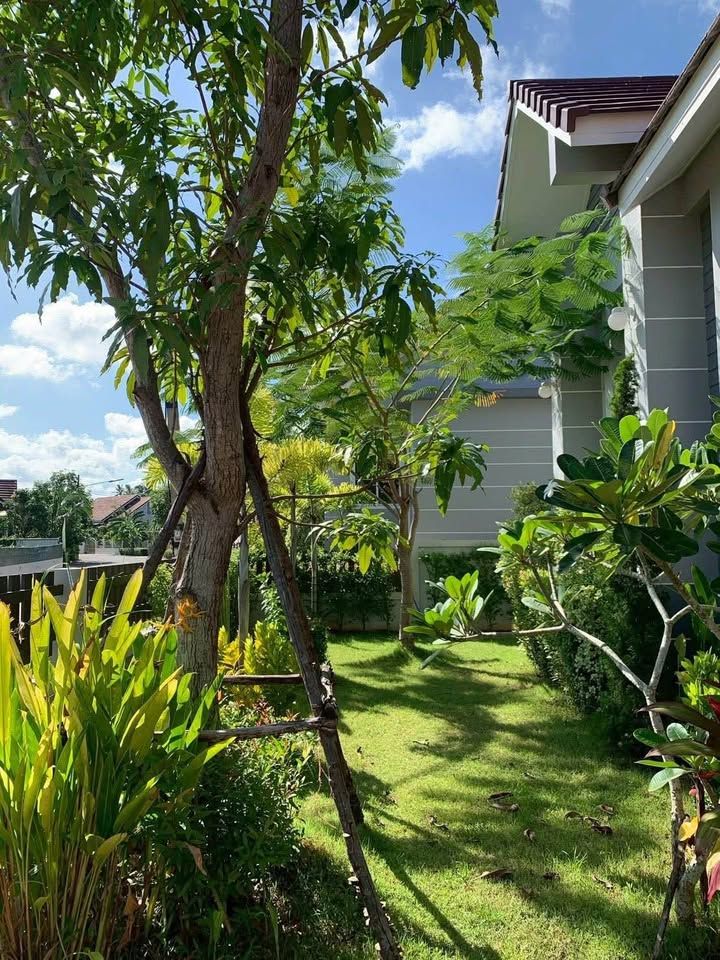 บ้านเดี่ยวพร้อมสวนสวย มีพื้นที่ปลูกผัก หมู่บ้านสวยน้ำใส ขายพร้อมเฟอร์ - รูปที่ 2