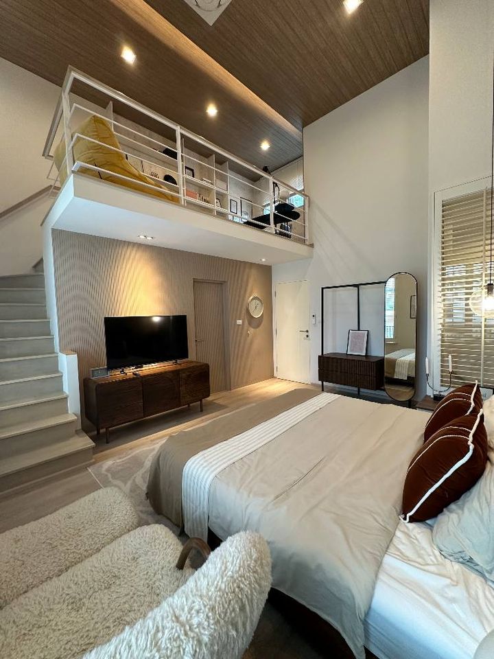 ให้เช่าบ้านตัวอย่าง Indy 2 บางนา - รามคำแหง 2 Town House หลังมุม 2 ชั้นครึ่ง - รูปที่ 4