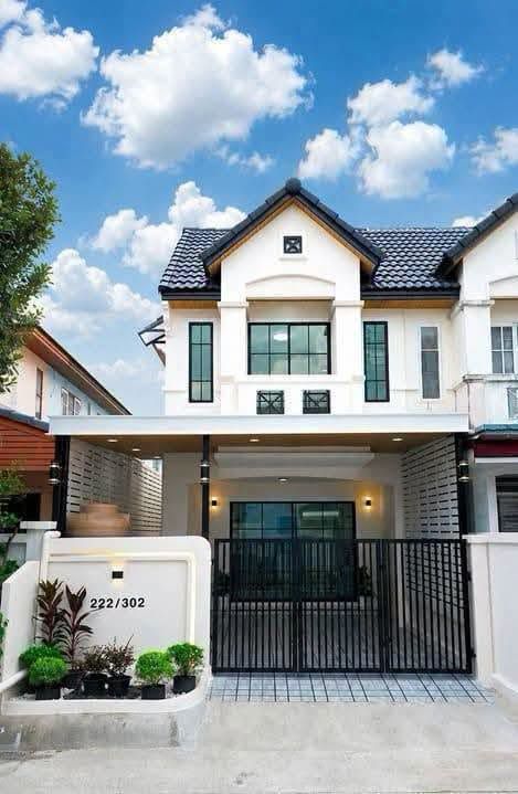 บ้านพร้อมอยู่ โครงการคุณภาพ ติดถนนใหญ่กาญจนาภิเษก เดินทางสะดวกสบาย - รูปที่ 2