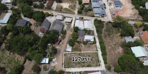 ที่ดิน 127 ตรว ราคาเพียง 650,000 บาท ที่ดินติดถนนคอนกรีต เข้าออกสะดวก - 1