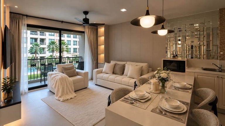 Marrakesh Hua Hin Residences ปรับปรุงใหม่ | ขายห้องวิวสระว่ายน้ำ - รูปที่ 1