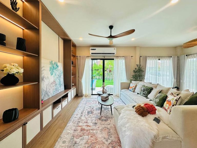 ขายบ้านเดี่ยวพูลวิลล่า พร้อมเข้าอยู่ หมู่บ้าน Pattaya Paradise Village 1 - รูปที่ 3