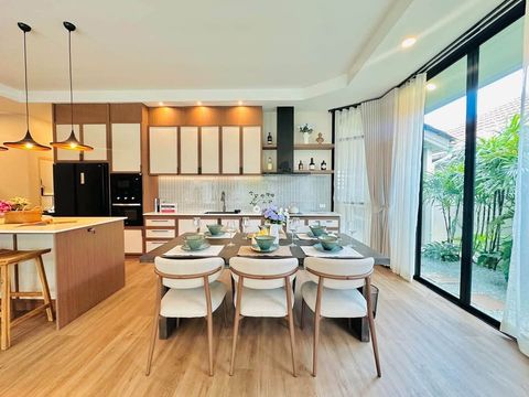 Pool villa detached house for sale, move-in ready, Pattaya Paradise Village 1 - 4