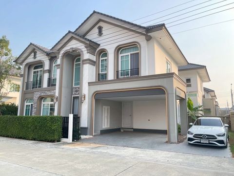 New house for rent for the first time in Grandio Bangna Village KM.5, rent 115,000, ready to move in/sale for only 15.65 million baht (net) - 1