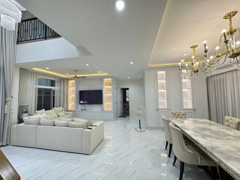 New house for rent for the first time in Grandio Bangna Village KM.5, rent 115,000, ready to move in/sale for only 15.65 million baht (net) - 2