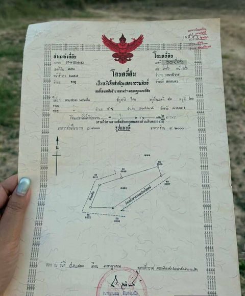 ขายที่ดินเปล่า 3 ไร่ 3 งาน 76 ตรว ไร่ละ 59,000บาท - 1