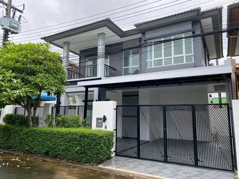 สิริวิลเลจ ป่าคลอก บ้านแฝด สไตล์บ้านเดี่ยว 2 ชั้น มีพื้นที่สีเขียวหน้าบ้านร่มรื่น - 1