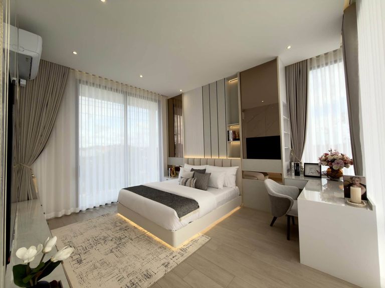 Luxury Pool Villa ทำเลศักยภาพ ติดถนน 2 ด้าน ใกล้อ่างเก็บน้ำมาบประชัน พัทยา - รูปที่ 14