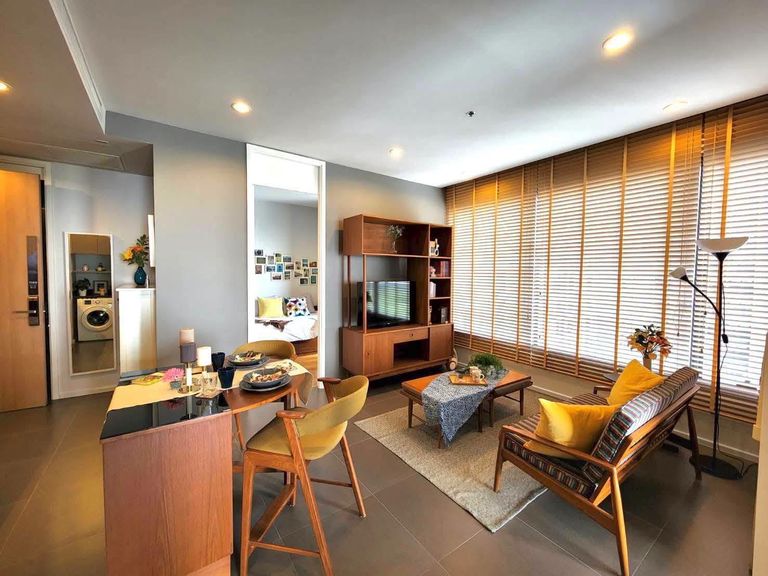 M Ladprao — Rare Pet-Friendly 2-Bedroom | 59.5 ตร.ม. | ชั้น 24 | วิวสวนรถไฟ - รูปที่ 9