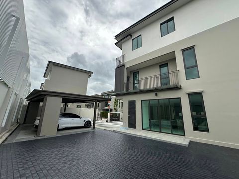 บ้านเดี่ยวหรู 3 ชั้น – หลังริม พื้นที่ใหญ่สุดในโครงการ หมู่บ้าน AQ Arbor สวนหลวง ร.9 พร้อมเข้าอยู่ เจ้าของดูแลดี ฮวงจุ้ยดี - 2