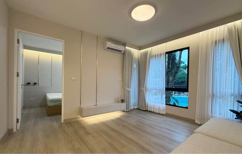 Condo for Sale The Sense Sukhumvit 68 Near BTS Udom Suk (Newly Renovated) - 1