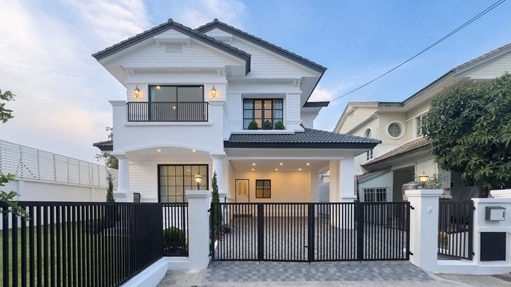 Single House Corner Unit Recommended in Rangsit, Mantana Rangsit Village, Klong 2 - photo 1