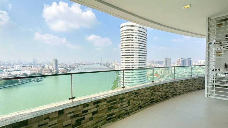 For Sale: Rare Asset by the River! Large Size 161.45 sqm with 180° Chao Phraya River View at My Resort @ River Charan 72 - photo 1