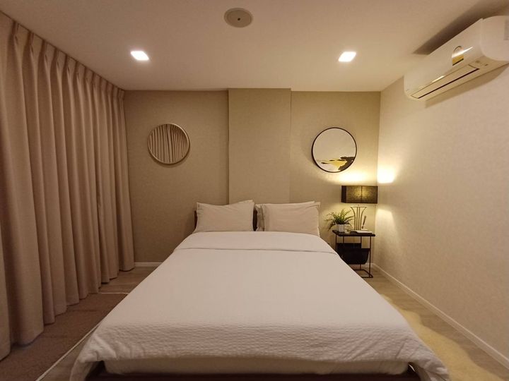 Atmoz Ladprao 71 ห้องหายากใหญ่กว่าปกติในโครงการ พร้อมห้องทำงานแยก (1 Bed Plus) ครัวปิด วิวส่วนตัว ระเบียงใหญ่พิเศษ - รูปที่ 3