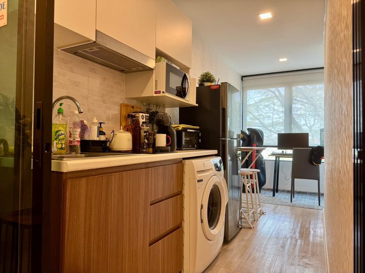 Atmoz Ladprao 71 ห้องหายากใหญ่กว่าปกติในโครงการ พร้อมห้องทำงานแยก (1 Bed Plus) ครัวปิด วิวส่วนตัว ระเบียงใหญ่พิเศษ - รูปที่ 4