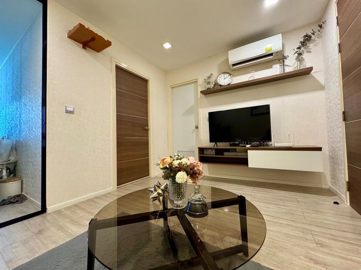 Atmoz Ladprao 71 ห้องหายากใหญ่กว่าปกติในโครงการ พร้อมห้องทำงานแยก (1 Bed Plus) ครัวปิด วิวส่วนตัว ระเบียงใหญ่พิเศษ - รูปที่ 1